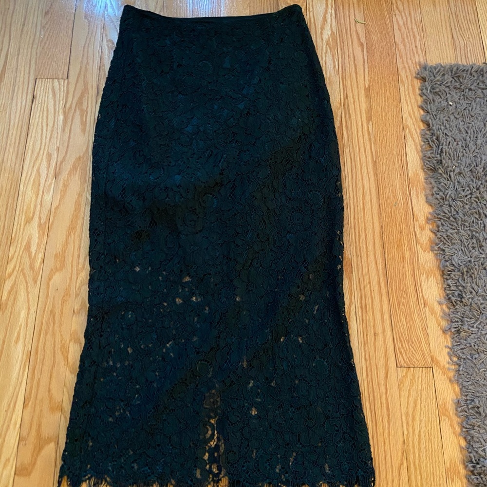 Zara midi lace skirt medium